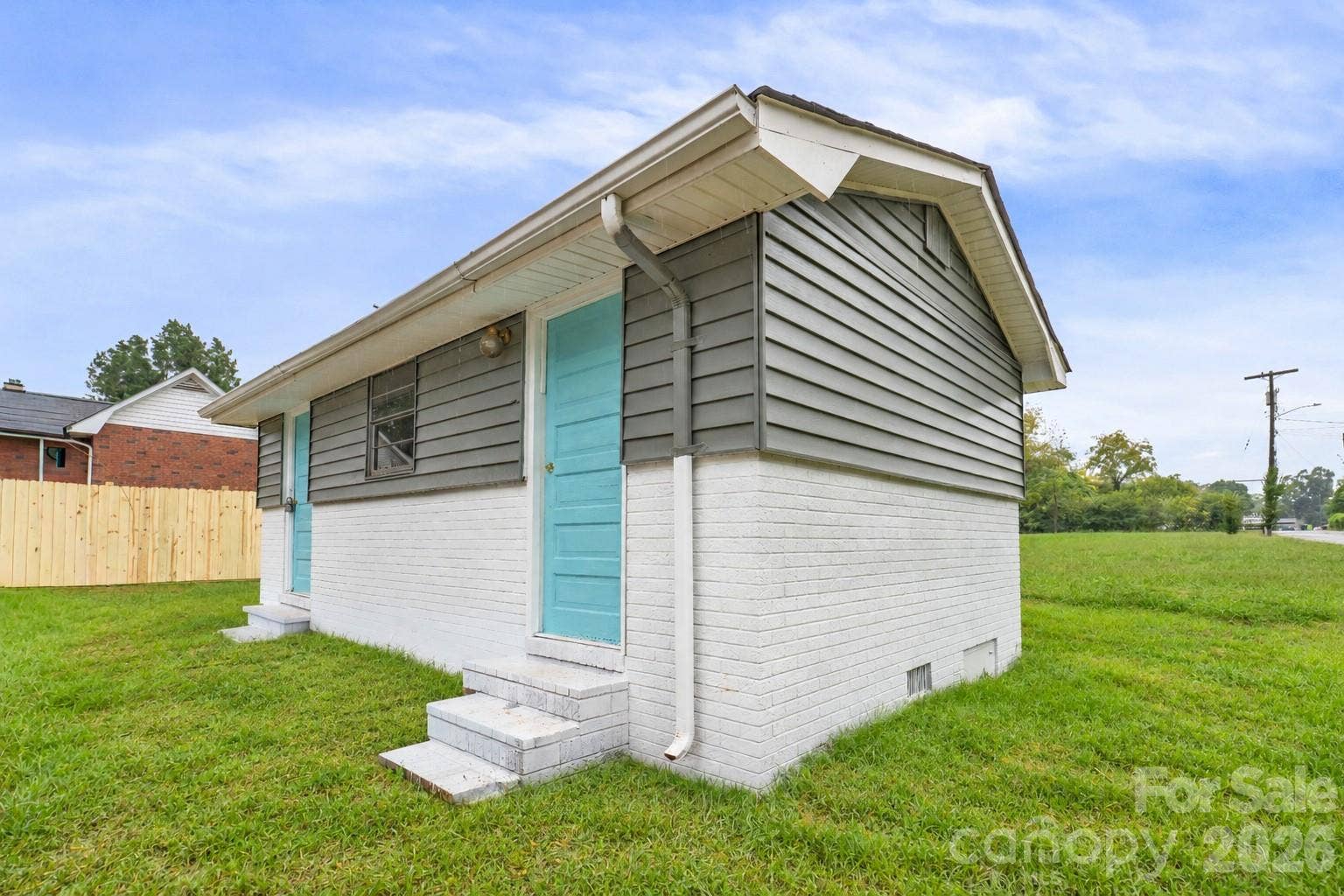 807 Cedar Street, East Spencer, NC 28039 Virtually staged grass, Shed conveys as is