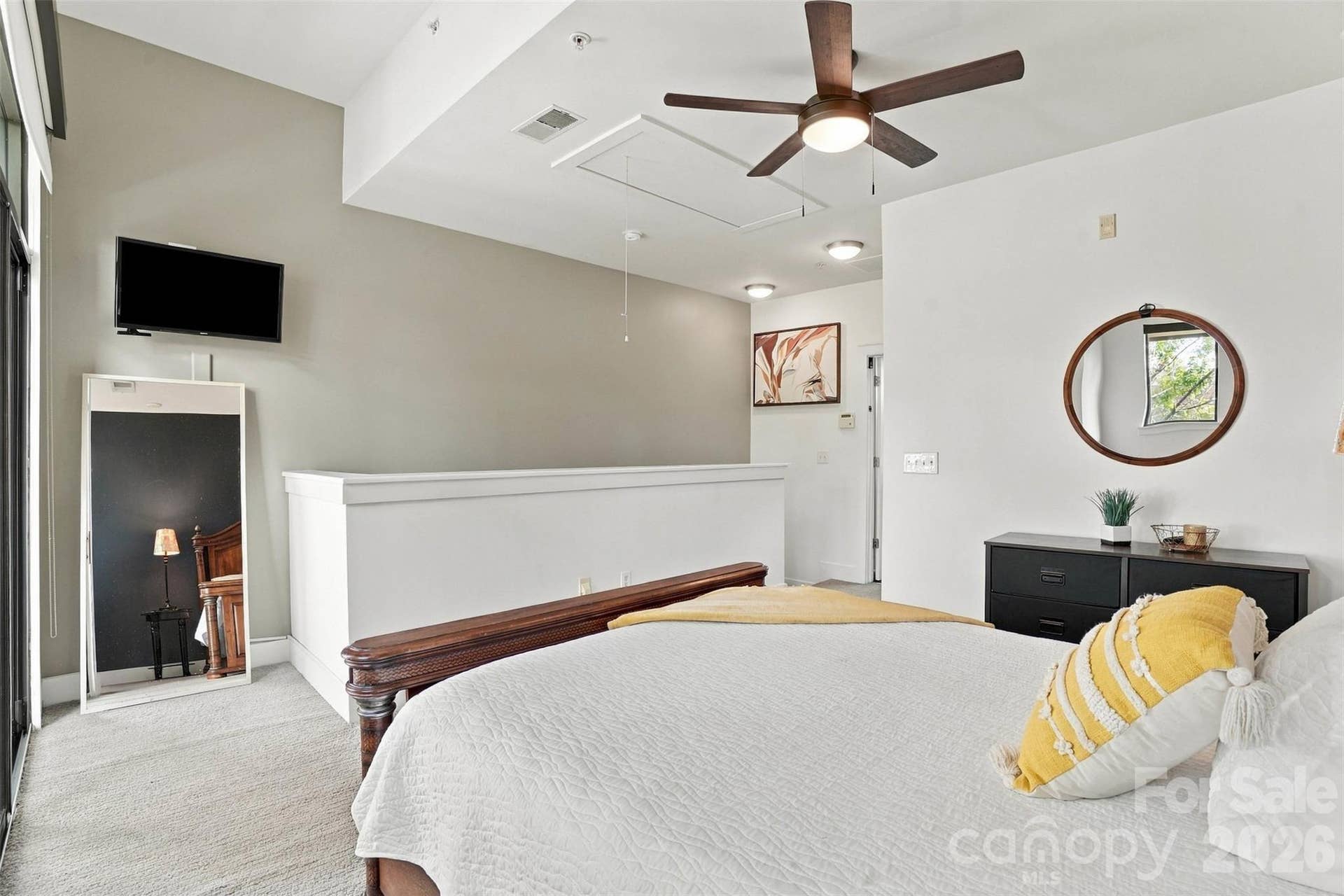 534 McDowell Street, Charlotte, NC 28204 primary bedroom