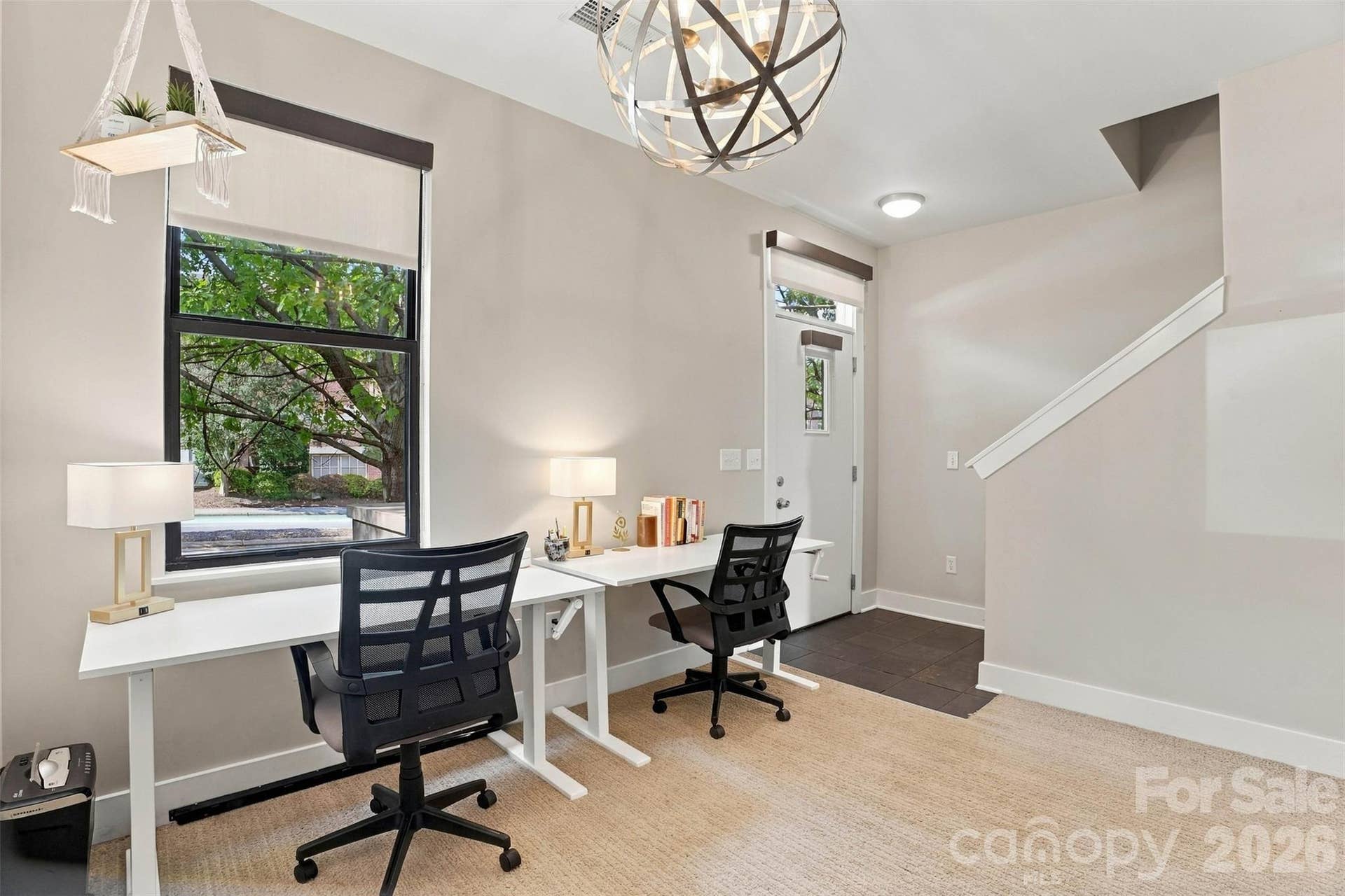534 McDowell Street, Charlotte, NC 28204 Front door/flex space (office or living space)