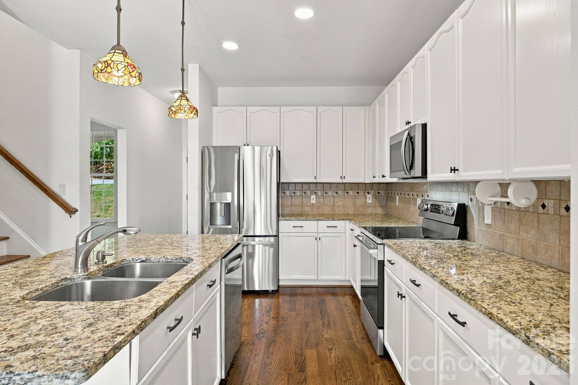 Large island and counter space galore