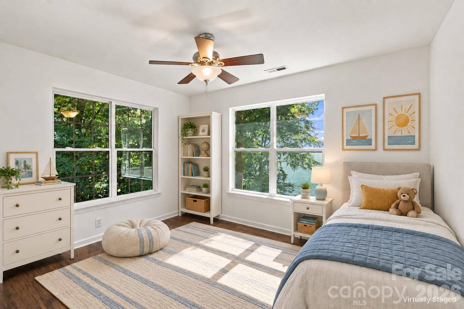 Kid's Bedroom staged
