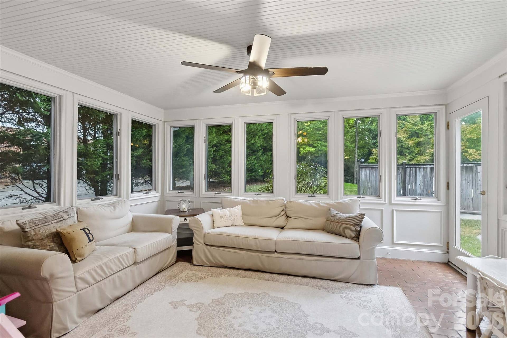 9414 Tillot Drive, Matthews, NC 28105 Sunroom just off the family room