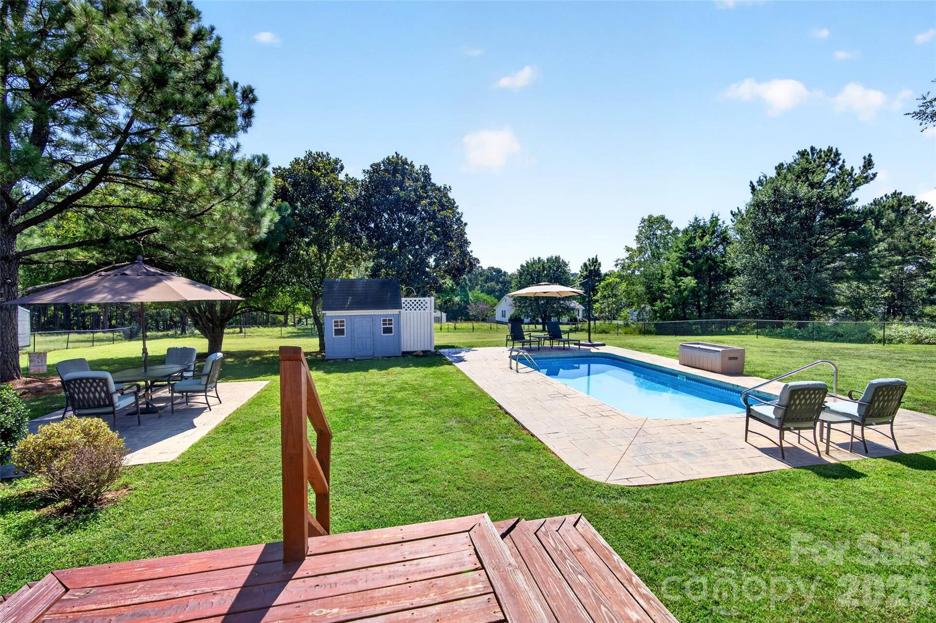 171 Pleasant Drive, Statesville, NC 28677 Beautiful level lot with Pool, Shed and outdoor shower