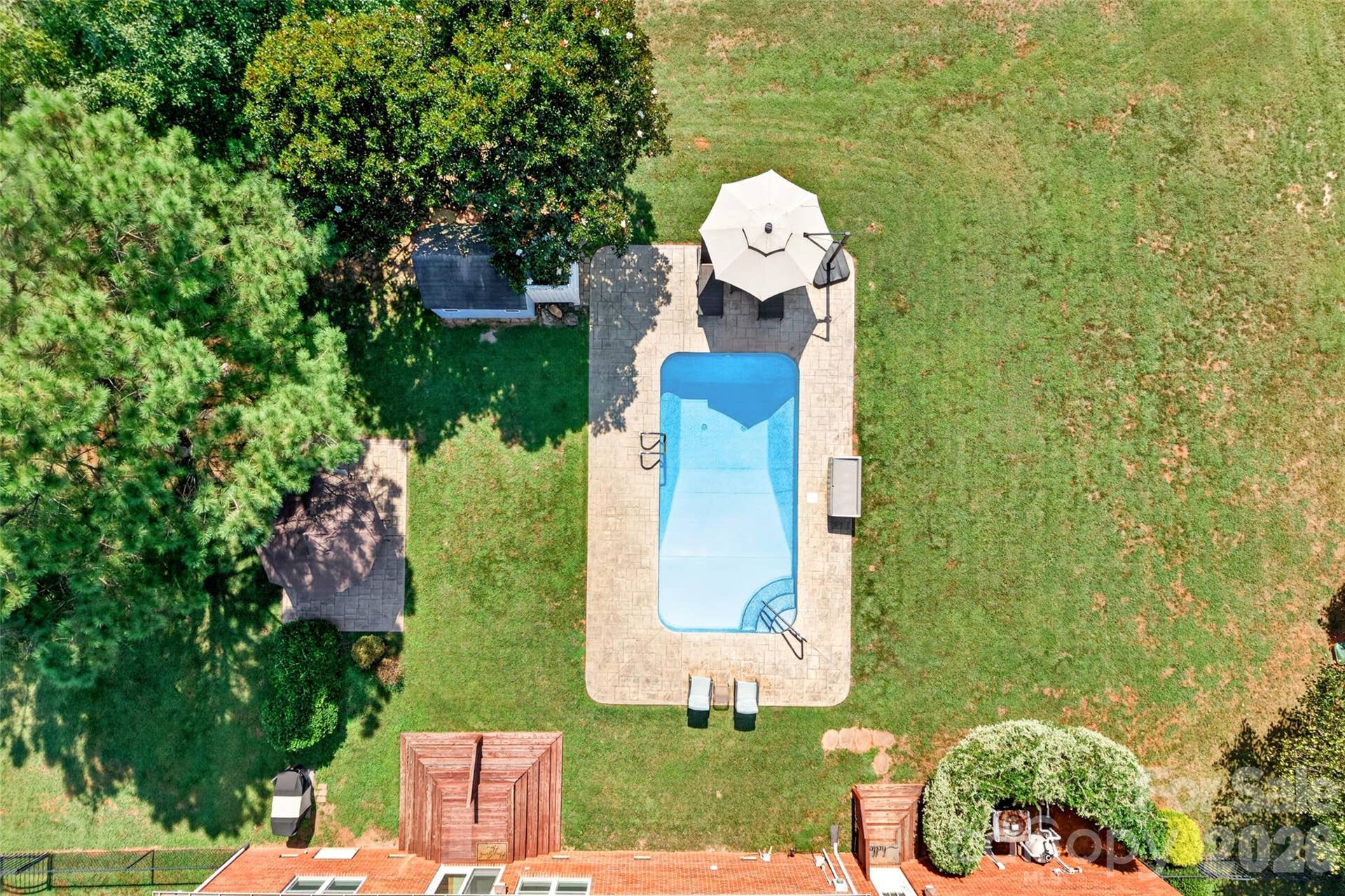 171 Pleasant Drive, Statesville, NC 28677 Level large backyard with 10 x 24 inground pool