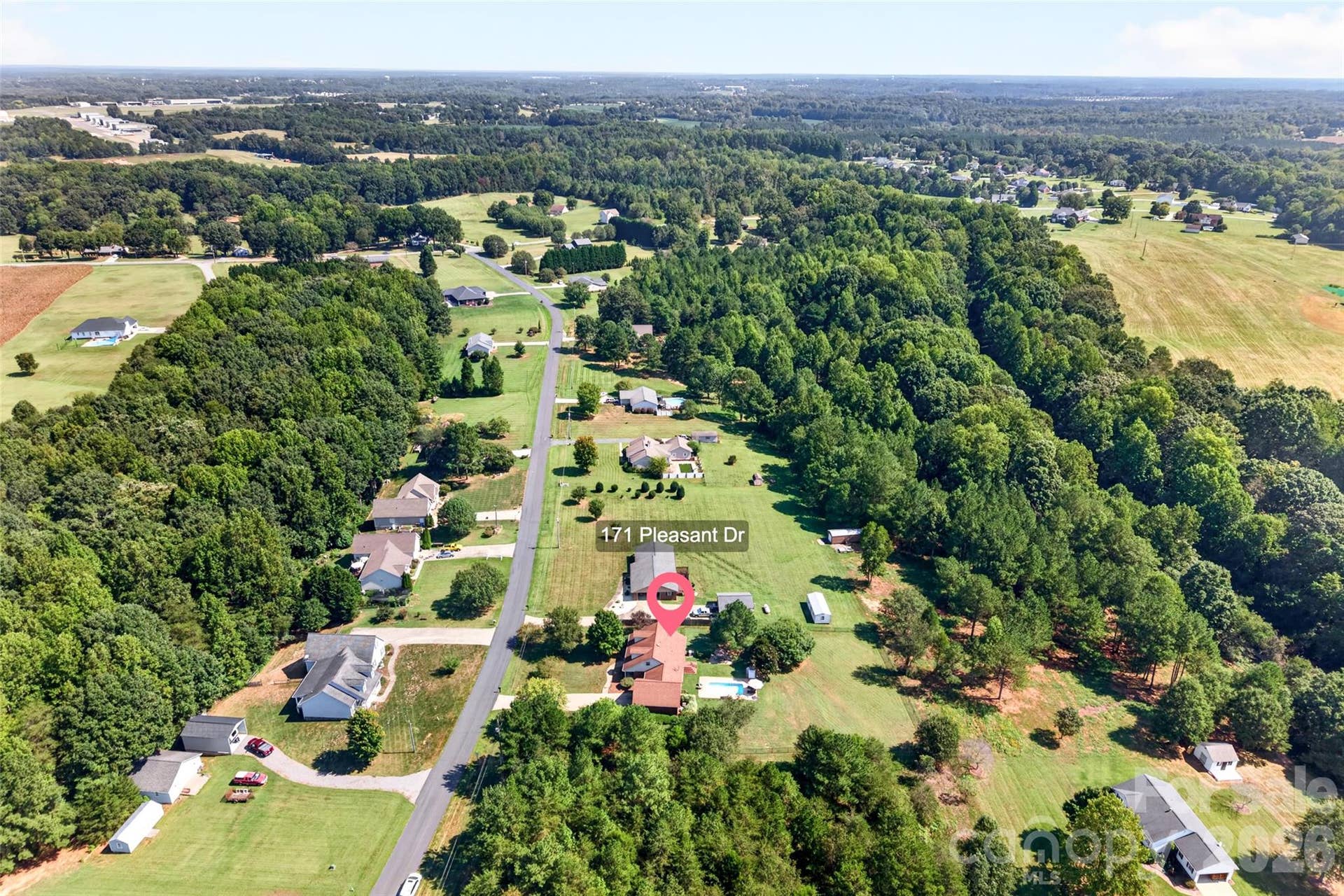 171 Pleasant Drive, Statesville, NC 28677 The neighborhood has all large lots