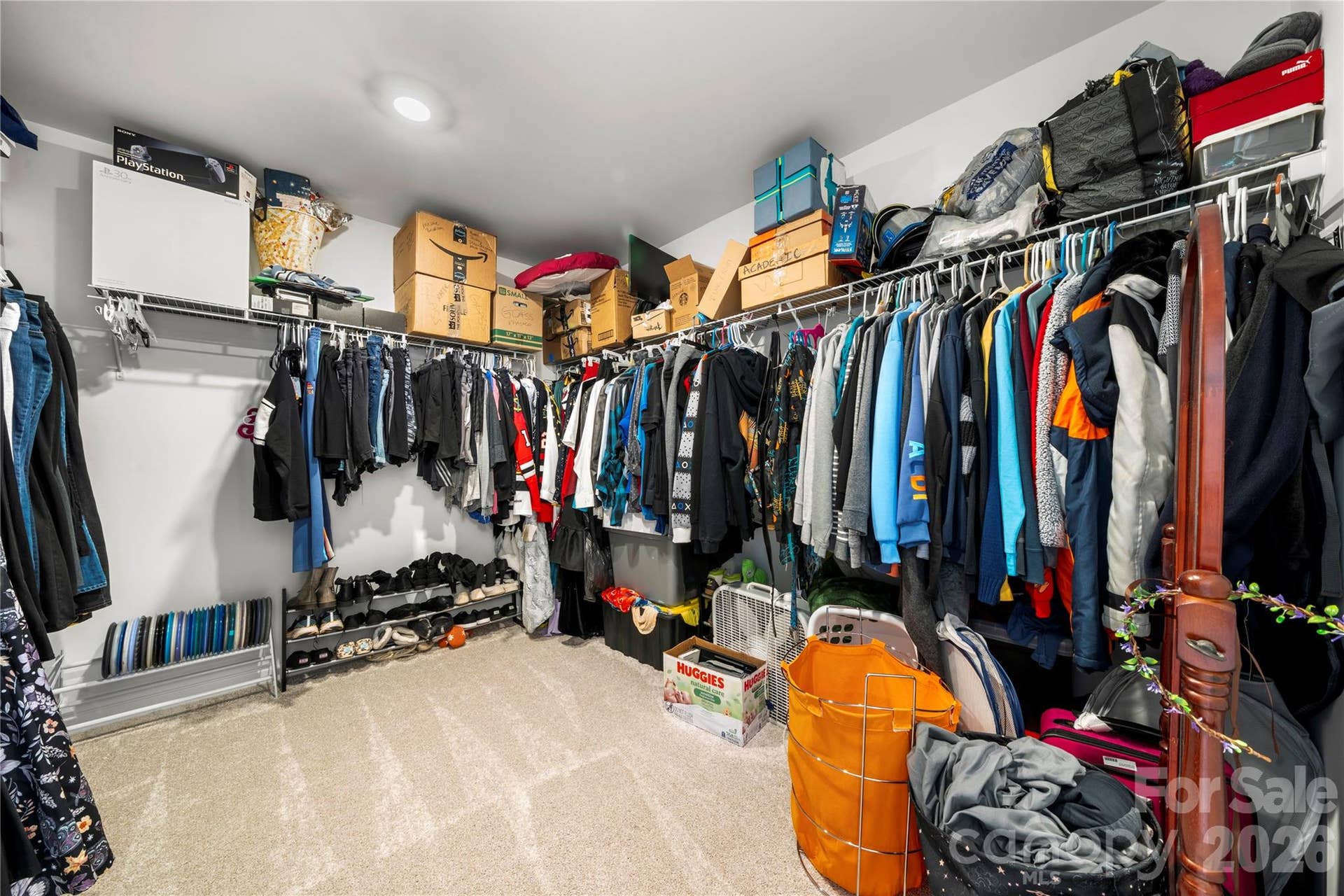 Primary closet