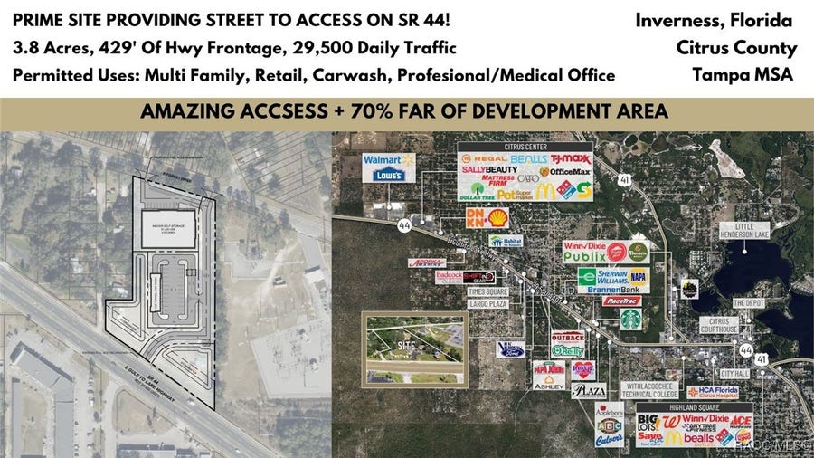 Property photo for 3865-3899 E Gulf To Lake Highway, Inverness, FL