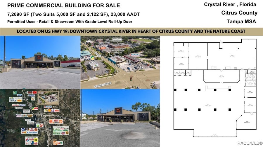 Property photo for 669 NE Us Highway 19, Crystal River, FL