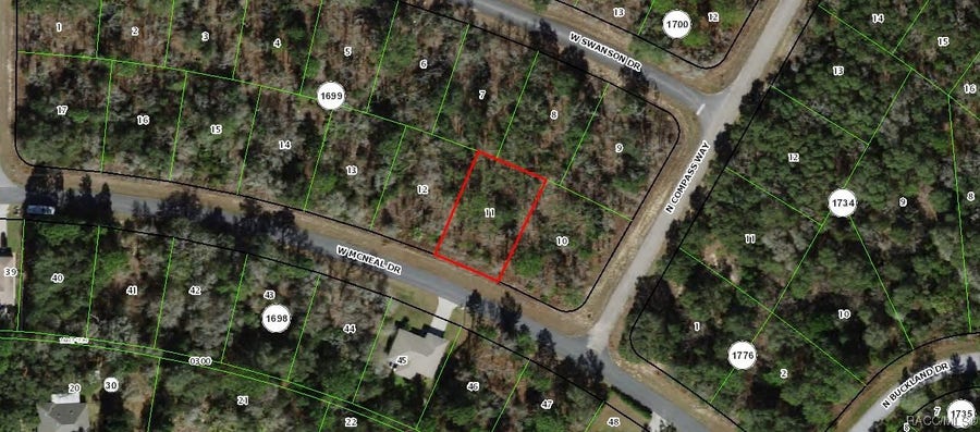 Property photo for 1655 W McNeal Drive, Citrus Springs, FL