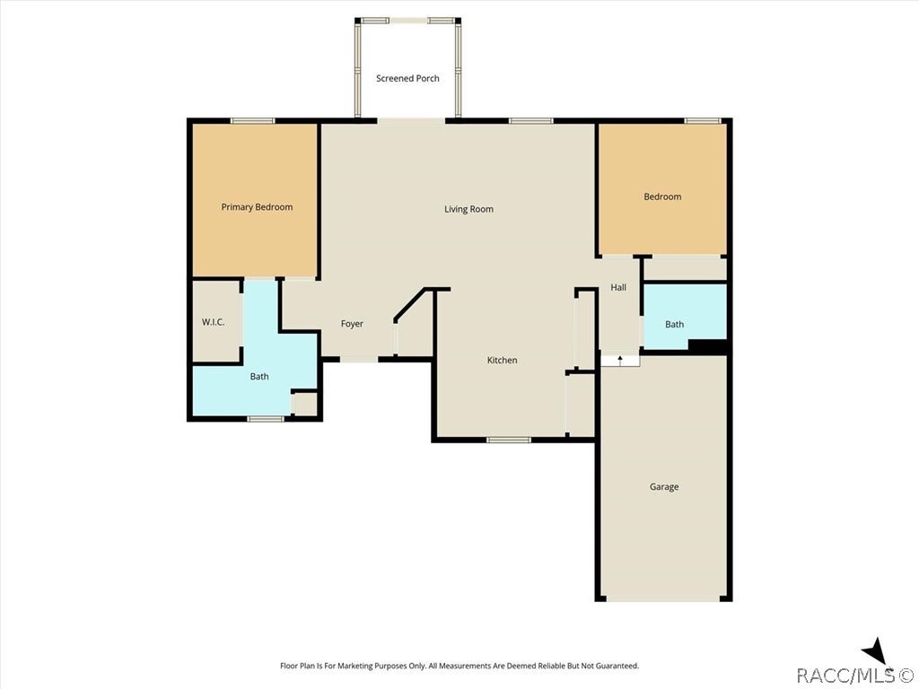 966 W Starjasmine Place, Beverly Hills, FL 34465 Floor Plan