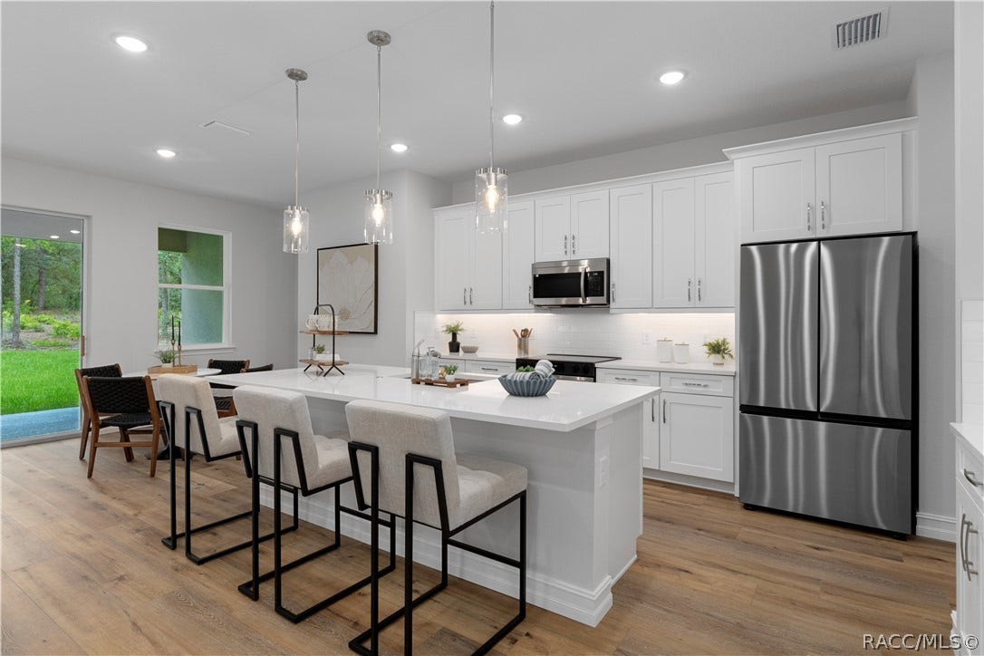 2498 W Aleuts Drive, Beverly Hills, FL 34465 Kitchen - Riley model home