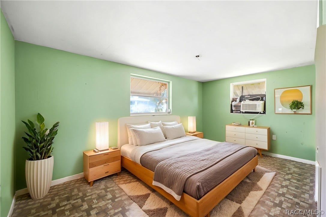 10 S Jackson Street, Beverly Hills, FL 34465 Bedroom 2 (Virtually Staged)