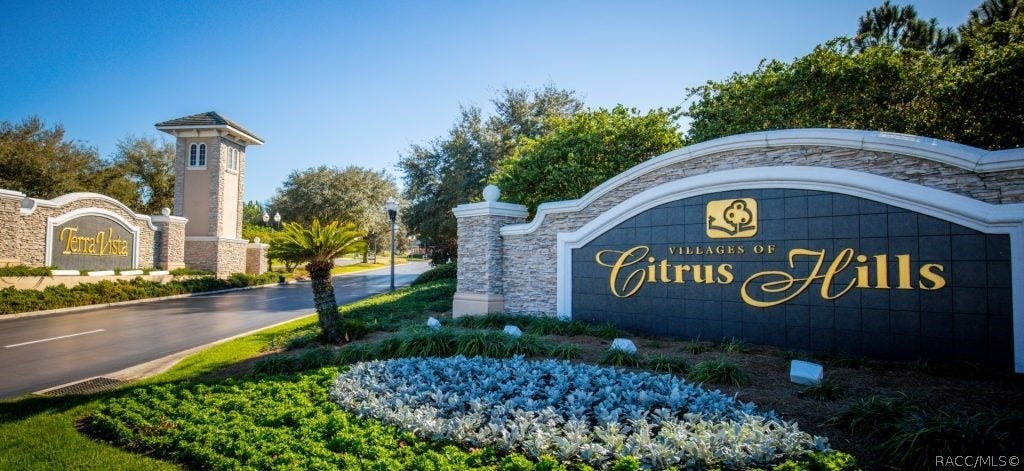 Enter through the manned security gates into The Villages of Citrus Hills