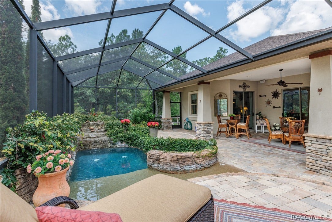 4750 W Mohawk Drive, Beverly Hills, FL 34465 grotto pool