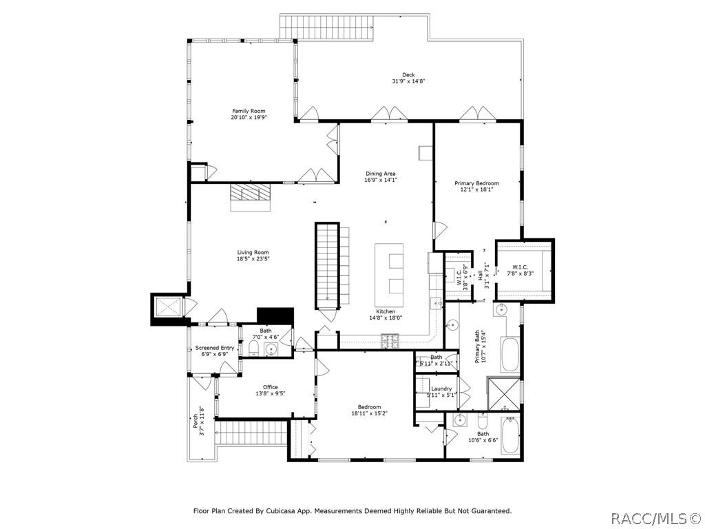1035 N Appalachian Terrace, Crystal River, FL 34429 Main Living area