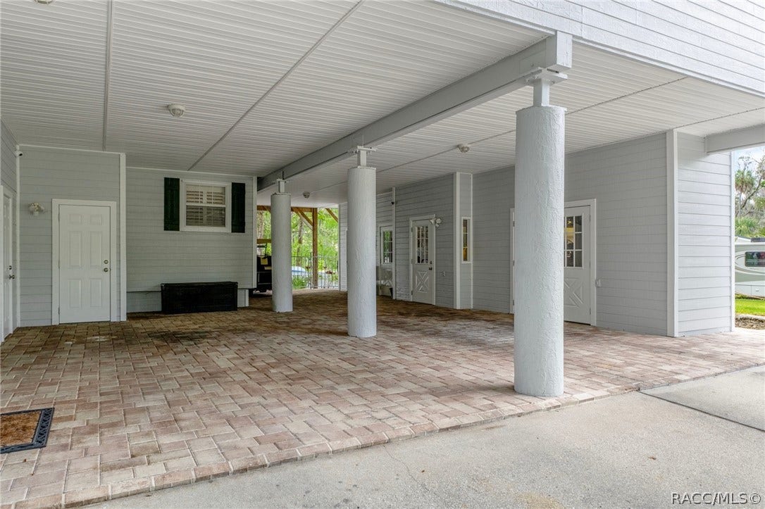 1035 N Appalachian Terrace, Crystal River, FL 34429 under house parking