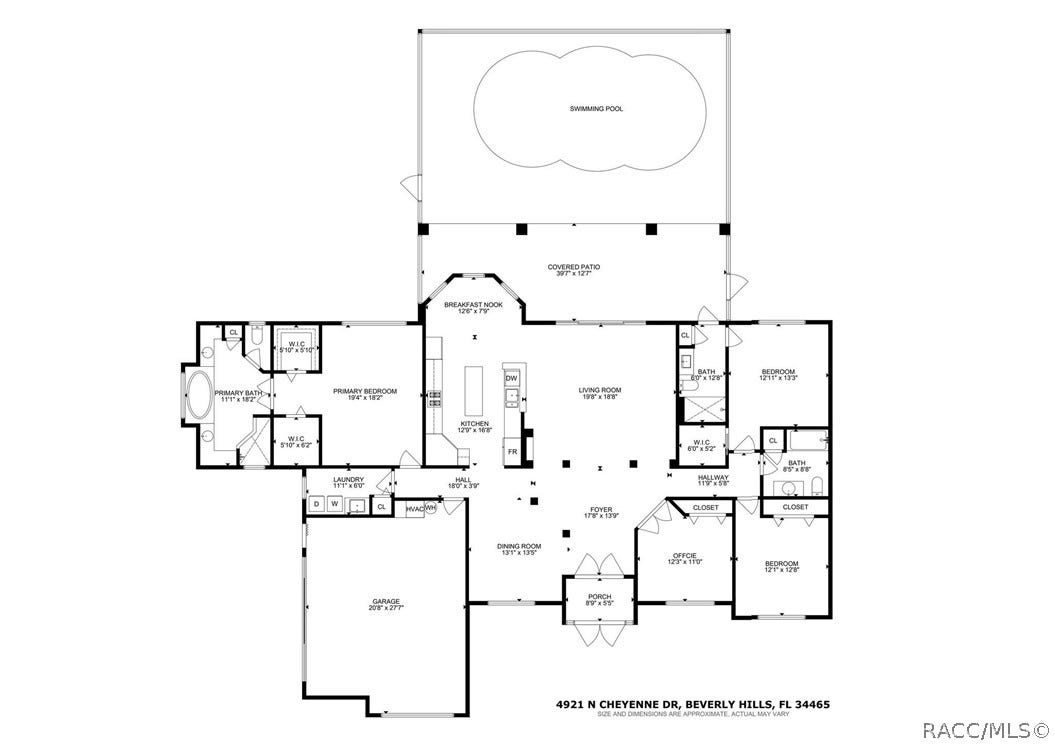 4921 N Cheyenne Drive, Beverly Hills, FL 34465