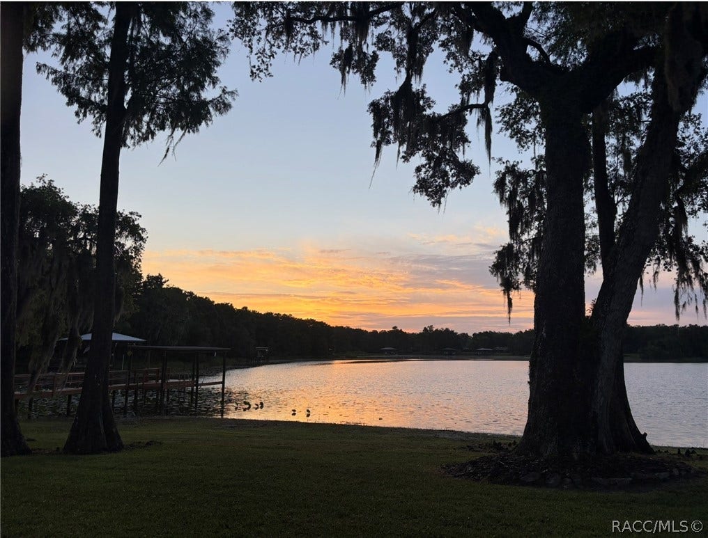 5225 S Covewood Terrace, Floral City, FL 34436 Sunset shared by owner.