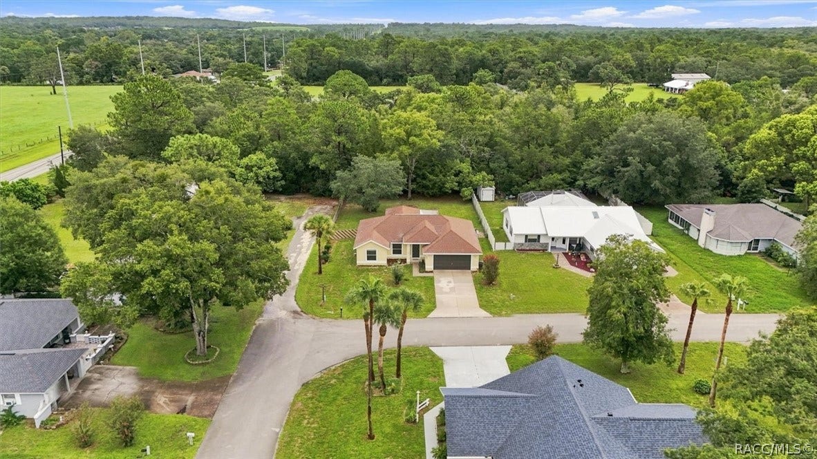 4051 S Winding Oaks Drive, Homosassa, FL 34446 Aerial View