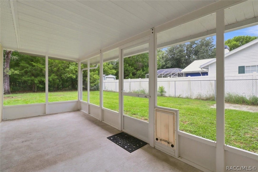 4051 S Winding Oaks Drive, Homosassa, FL 34446 Screened-in Porch