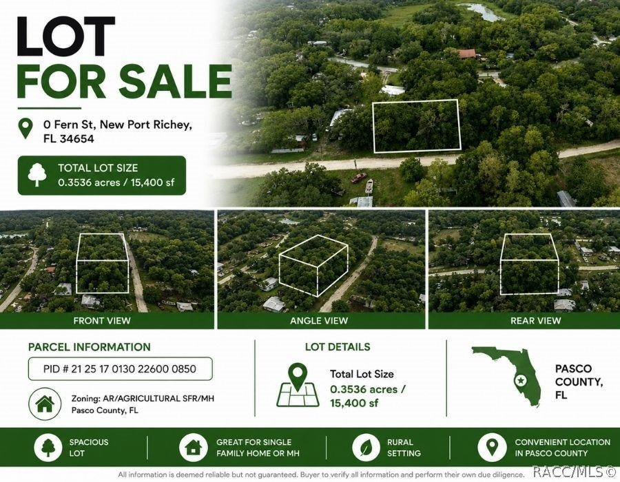 Property photo for 0 FERN Street, New Port Richey, FL