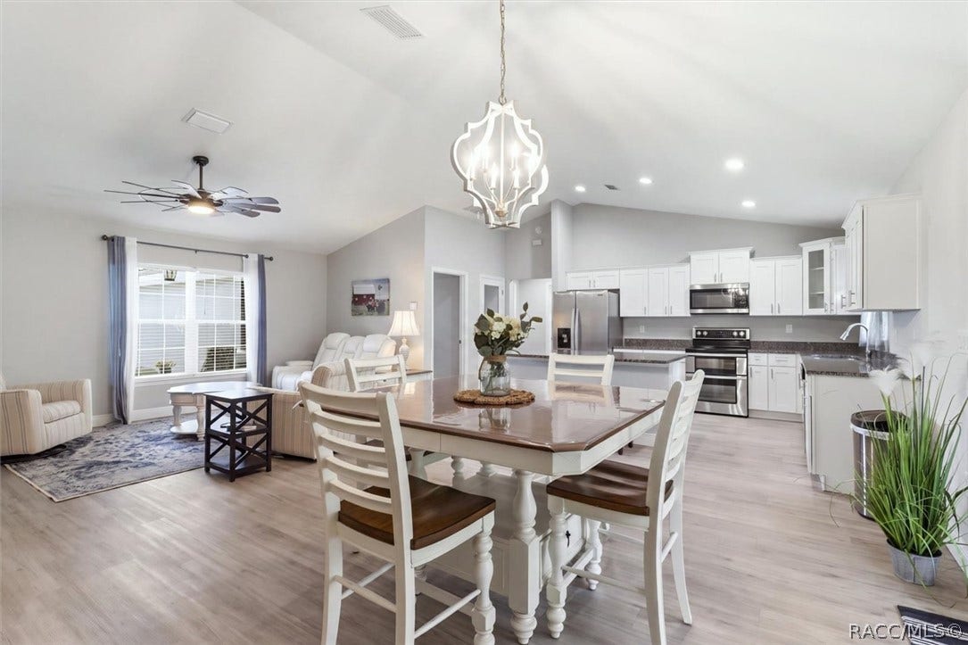 Luxury vinyl planking throughout the home