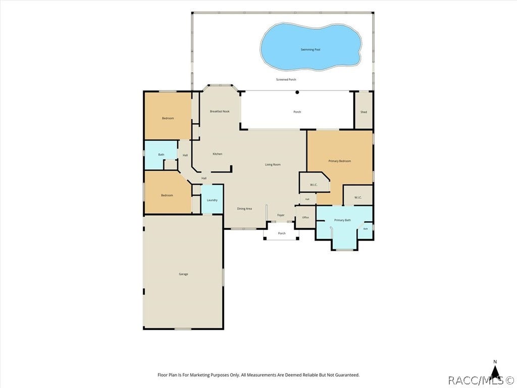 625 E Gilchrist Court, Hernando, FL 34442 Floor Plan