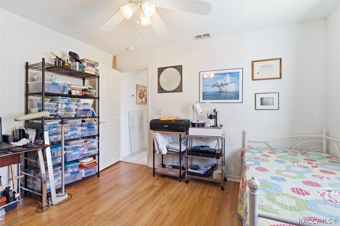 80 Oak Village Boulevard, Homosassa, FL 34446 2nd bedroom being used as office/guest space