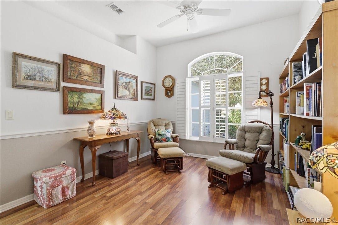 80 Oak Village Boulevard, Homosassa, FL 34446 Formal Dining space (currently used as library)