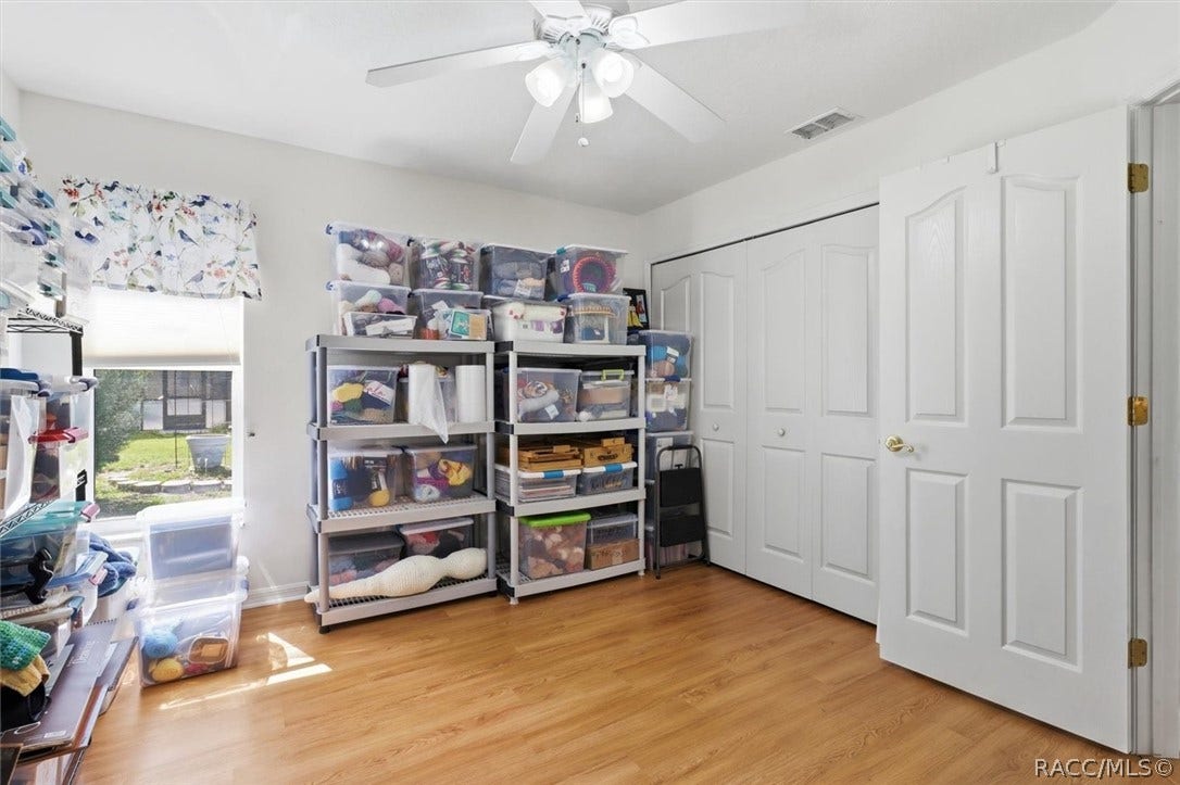 80 Oak Village Boulevard, Homosassa, FL 34446 3rd Bedroom - being used as an Art Studio