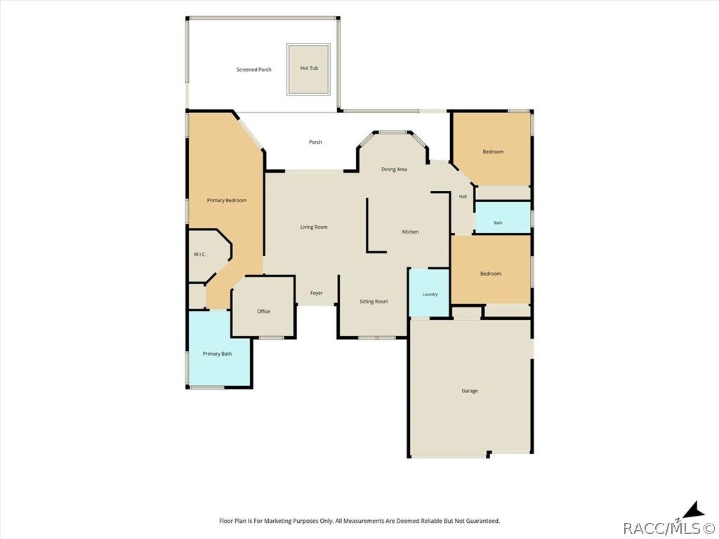 80 Oak Village Boulevard, Homosassa, FL 34446 Floor Plan