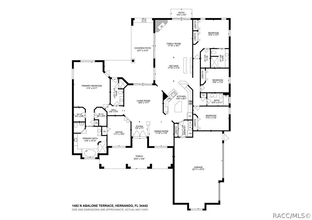 1482 N Abalone Terrace, Hernando, FL 34442