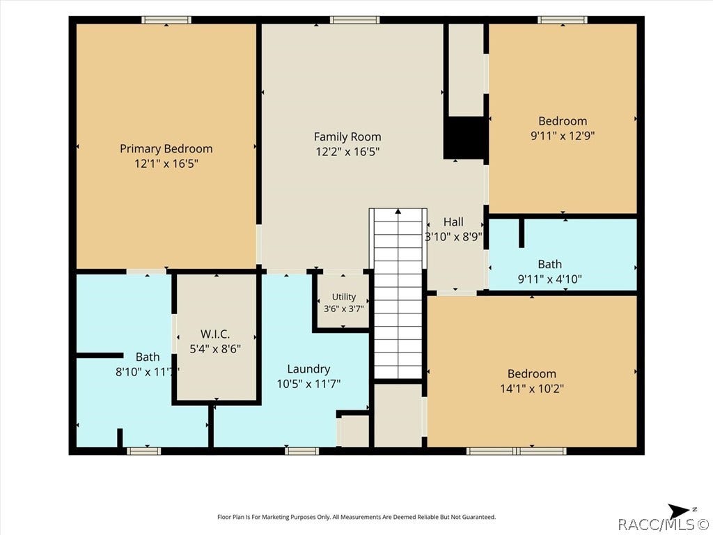 2457 W OAKLAND Lane, Dunnellon, FL 34434 2ND FLOOR PLAN