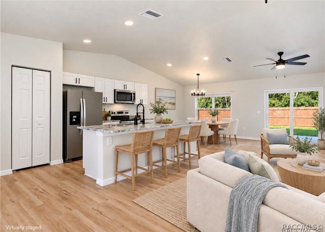 9025 N Hammond Way, Citrus Springs, FL 34434 This is a Virtually Staged photo.