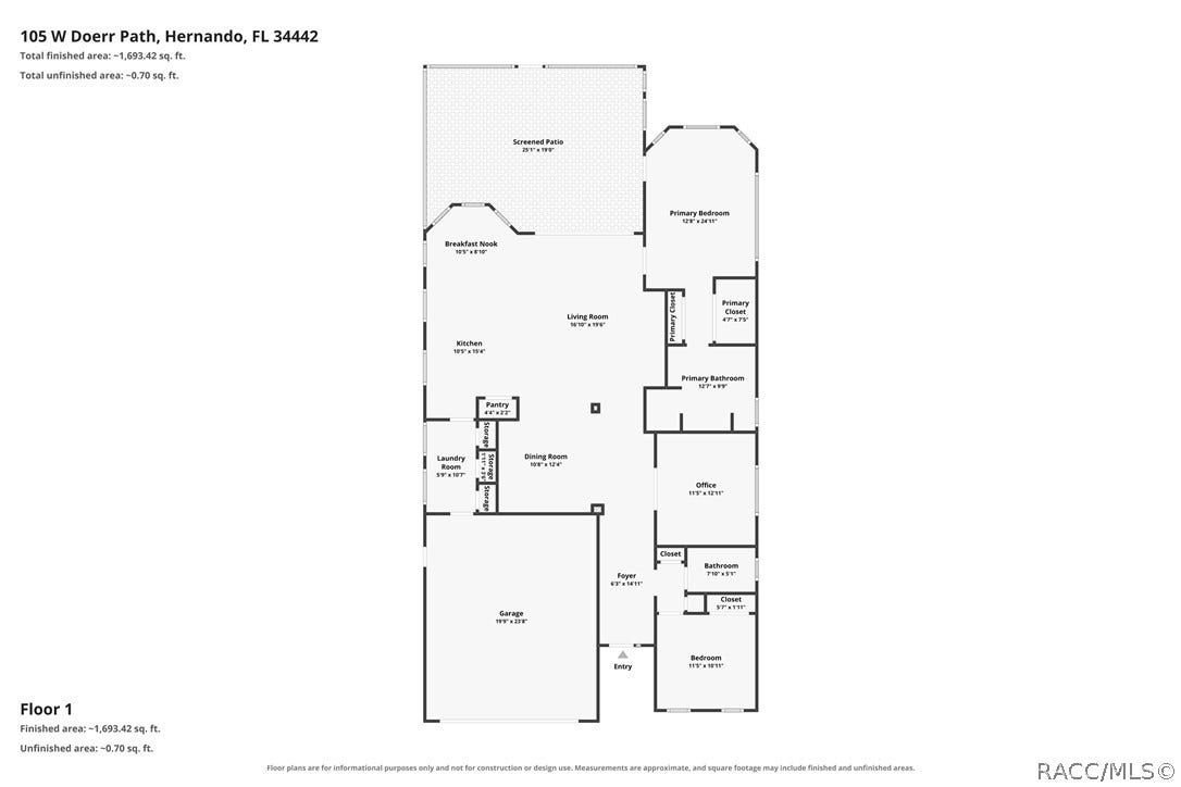 105 W Doerr Path, Hernando, FL 34442 105 W Doerr Path, Hernando, FL 34442