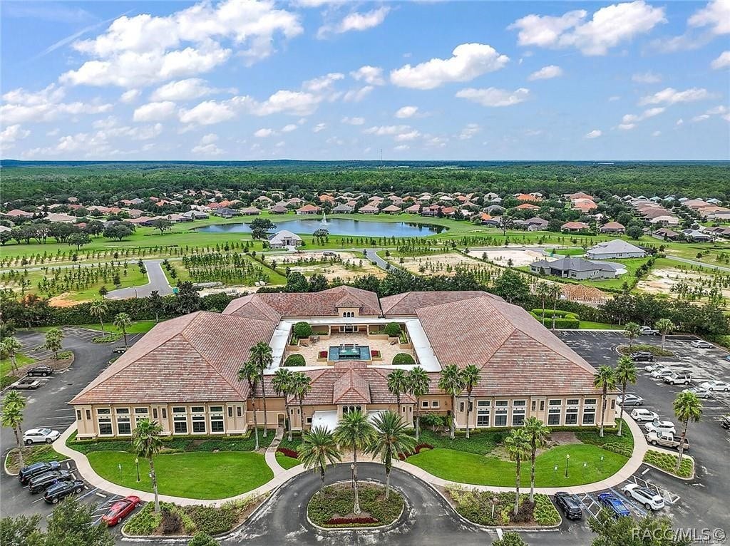 An aerial view of Bella Vita, the private 60K square foot state-of-the art fitness, aquatic and award winning spa facility, unlike any other, just for Citrus Hills members.