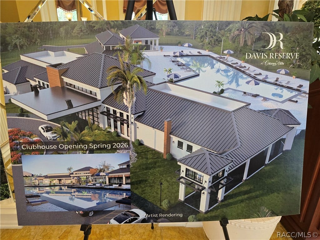 The New Davis Reserve Clubhouse is Under Construction and will be a New Amenity for all Citrus Hills members.