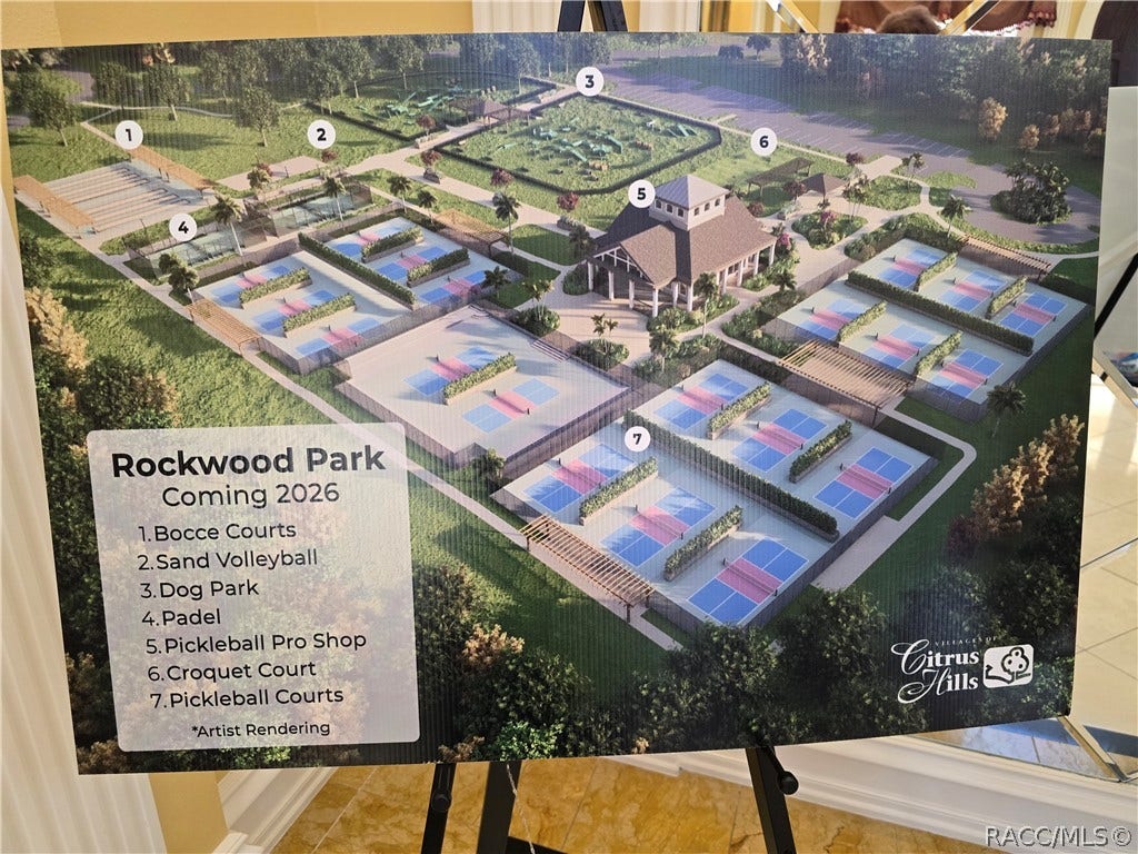 Another new Amenity "Coming Soon" to Citrus Hills for its members is the Enhanced Rockwood Park Complex.