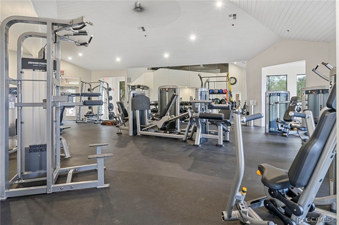 4605 N Pine Valley Loop, Lecanto, FL 34461 Fitness center