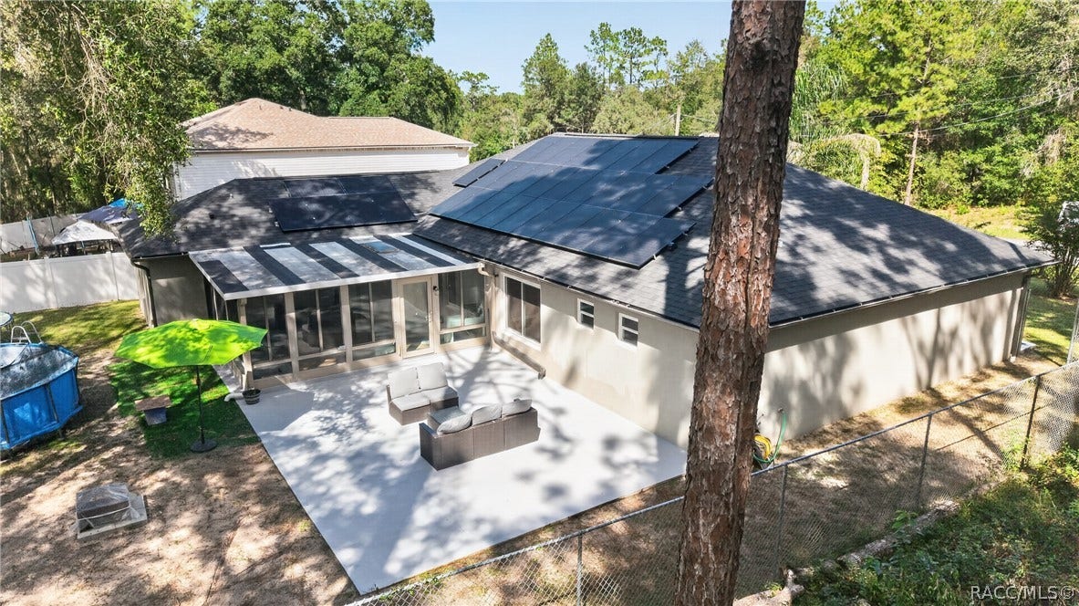 8364 N Pocono Drive, Citrus Springs, FL 34434 Back Patio