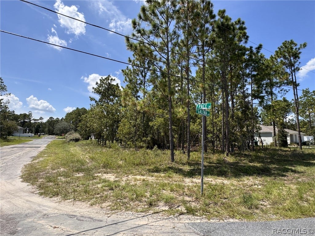 7722 N Galena Avenue, Citrus Springs, FL 34434 Corner of N Galena Ave and W Pace Ln