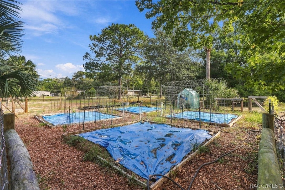 6930 W Sasser Street, Homosassa, FL 34446 Fenced garden
