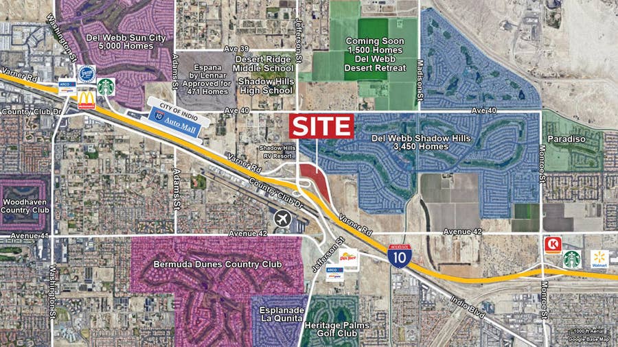 Property photo for 0 I-10 & Jefferson Street, Indio, CA
