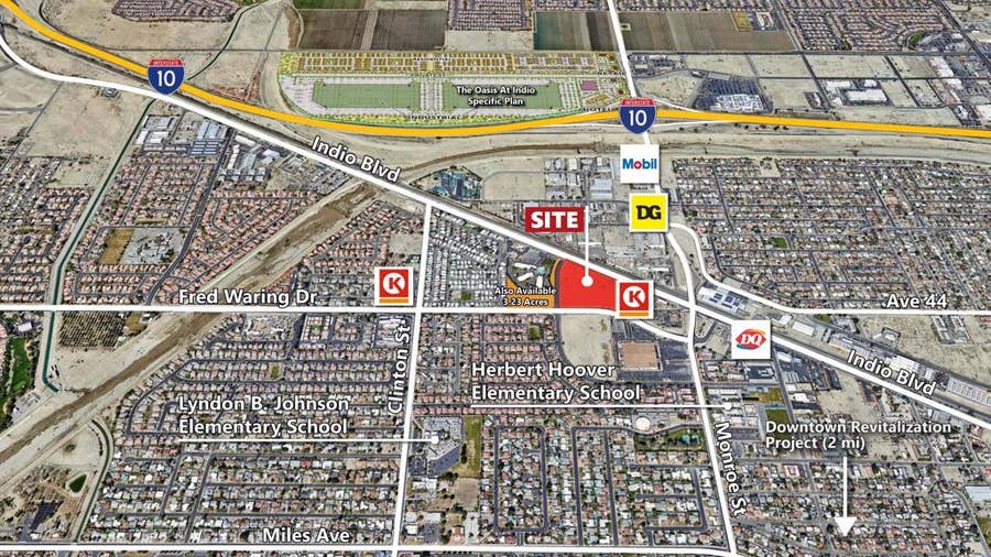 Property photo for 0 Fred Waring Dr & Hoover St, Indio, CA