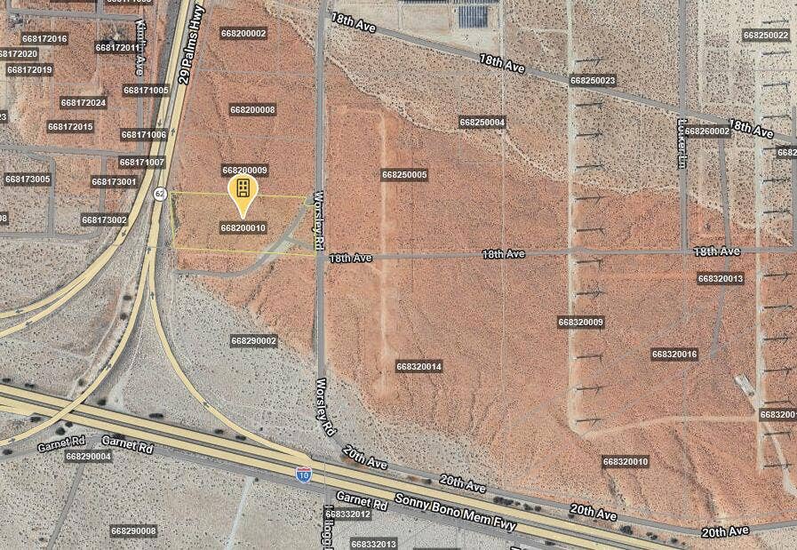 Property photo for 668-200-010, Desert Hot Springs, CA