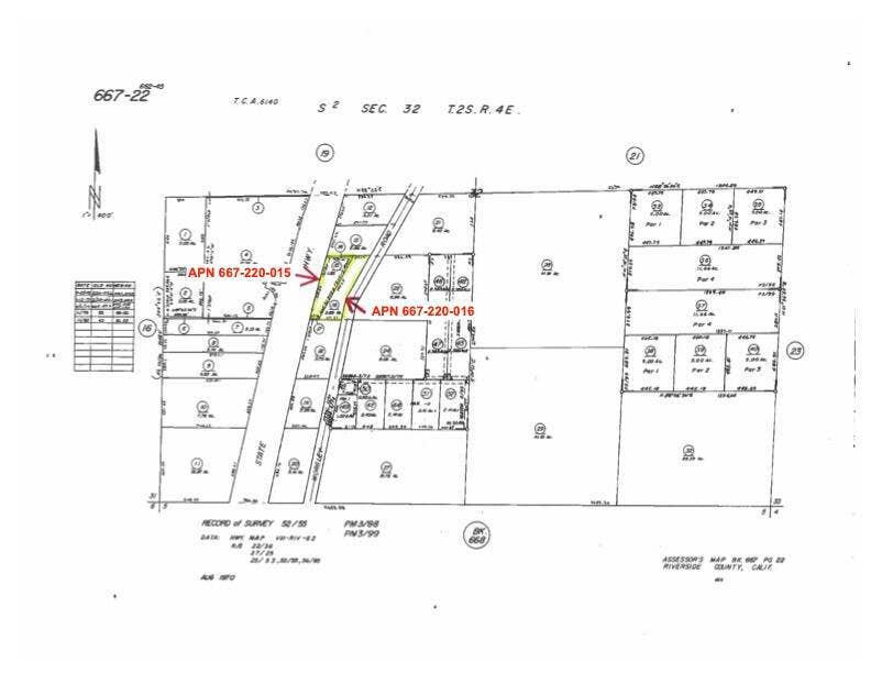 Property photo for 667-220-015 & 667-220-016, Desert Hot Springs, CA