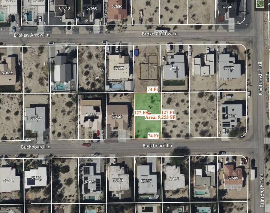 Property photo for 0 Buckboard Lane, Desert Hot Springs, CA