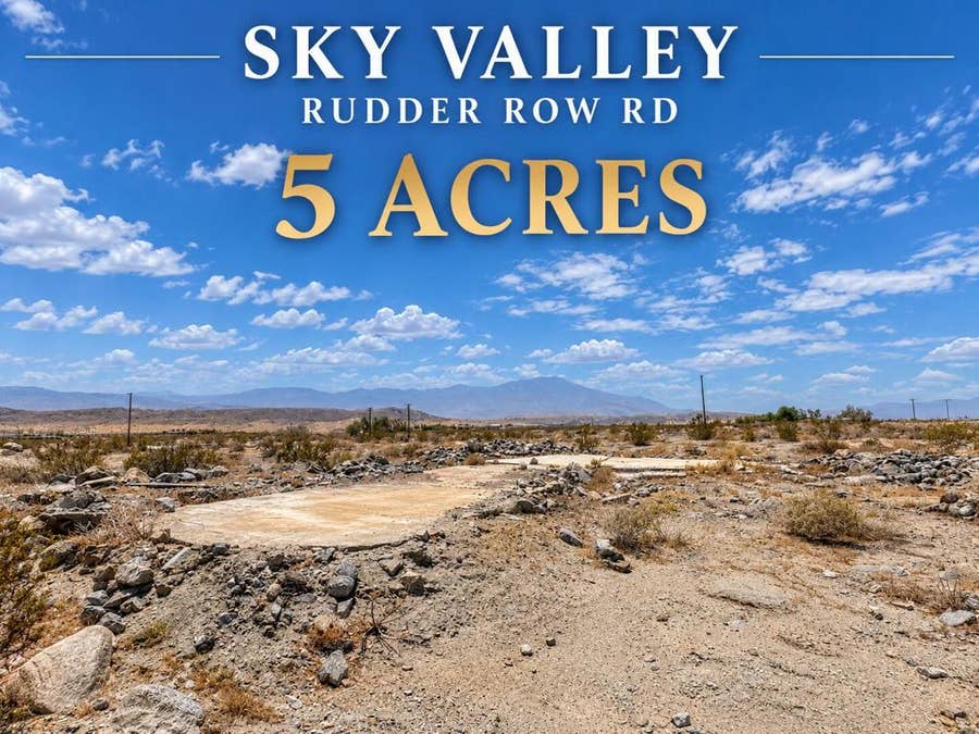 Property photo for 0 Rudder Row Road, Sky Valley, CA