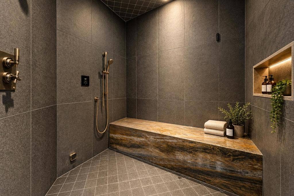 Primary Bath 2 shower