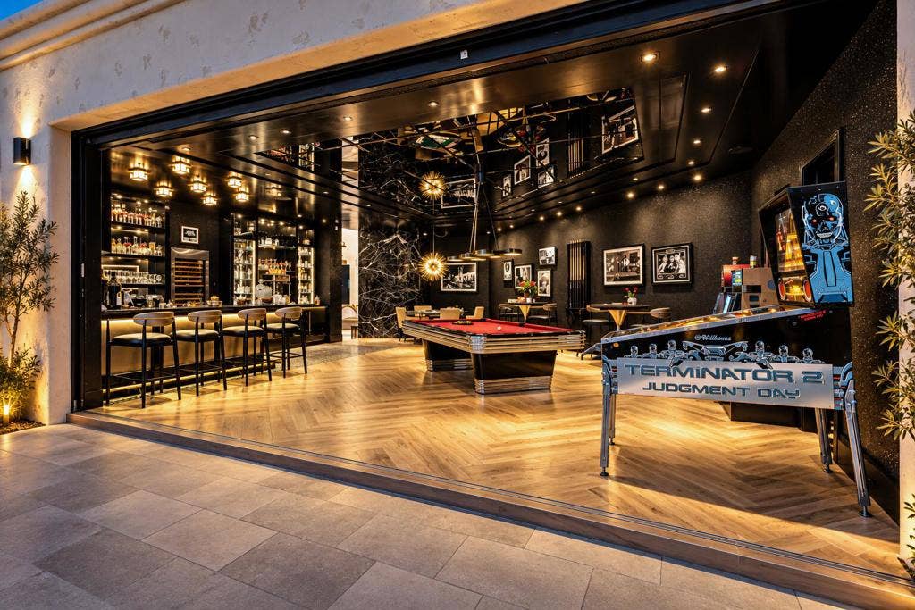 Game Room at night
